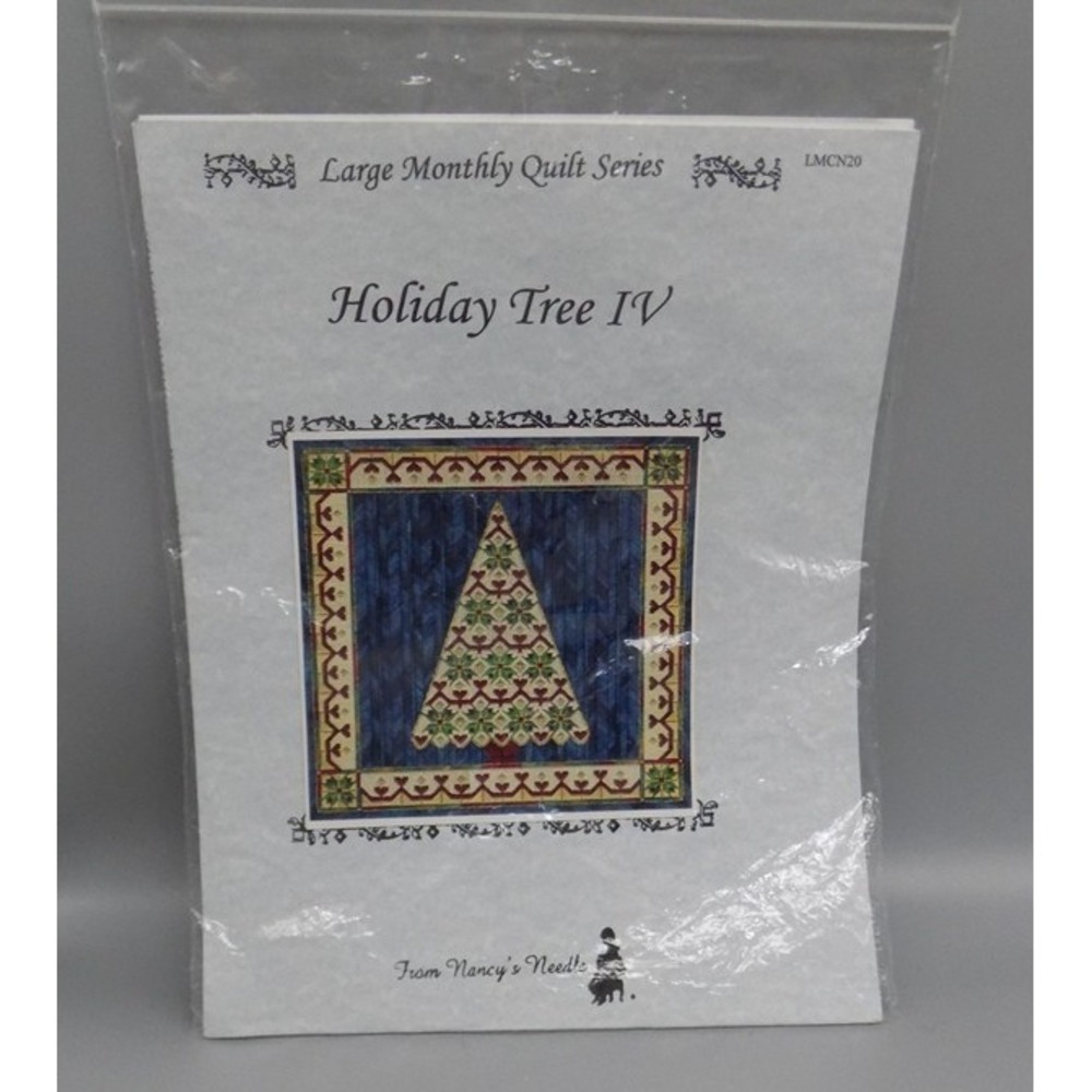 Vintage Nancy's Needles Holiday Tree IV Large Monthly Quilt Series Pattern Kit